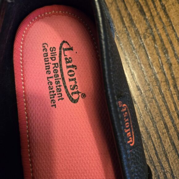 Laforst Leather Shoe 3112-01 Food Service Black Slip Resistant  9.5 women - Picture 8 of 10